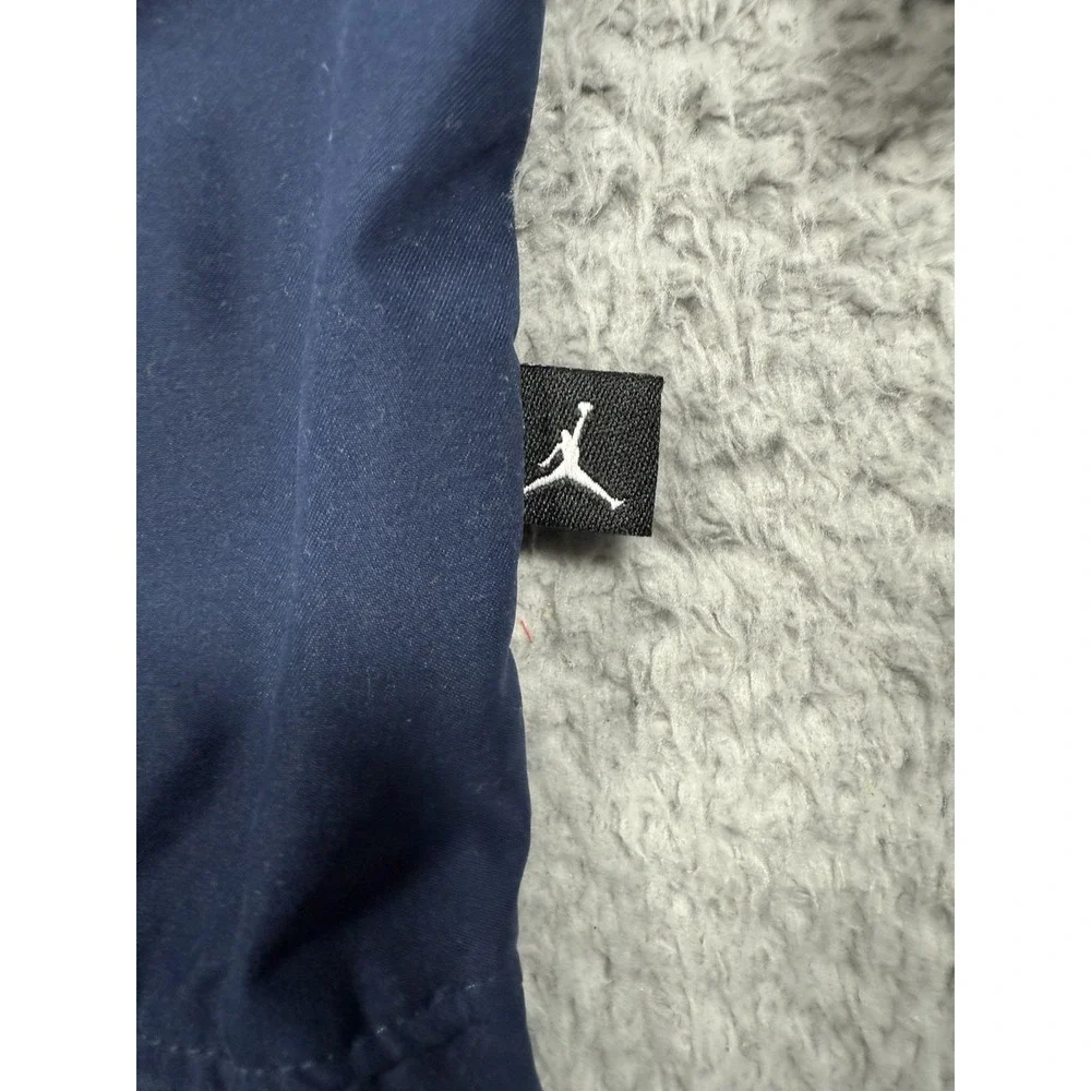 Vintage Jordan Track Windbreaker Jacket Mens 3XL Navy Blue‎ Full Zip Polyester